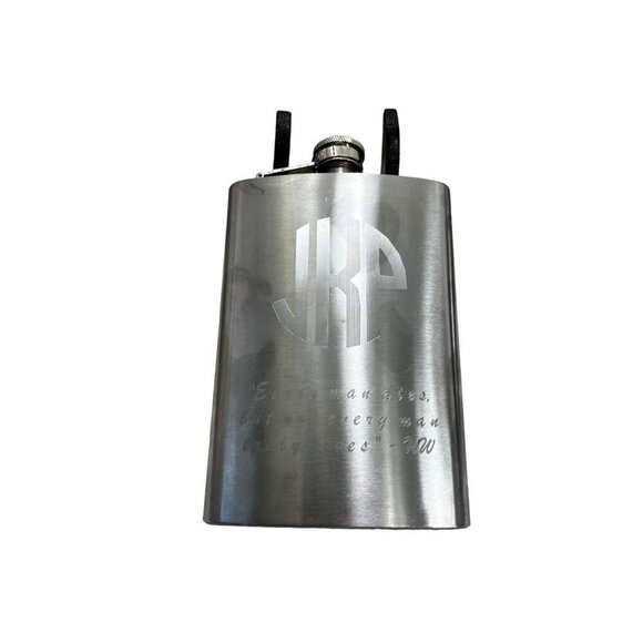 JKP Clan Stainless Steel 8 oz Flask - Picture 3 of 7